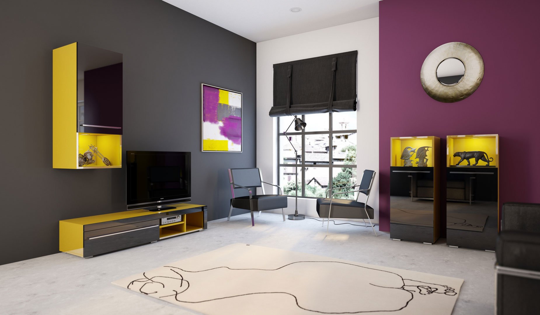 Мебель для Гостиная Легато67 - Rioka MEBEL